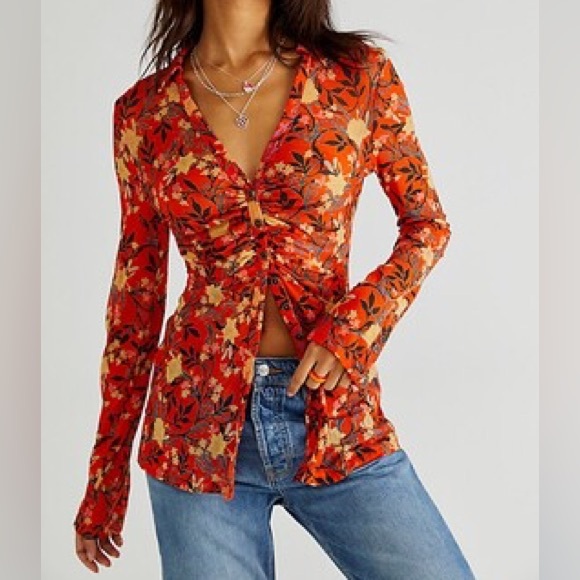 Free People | Lucky Shirtee Orange Combo - Picture 1 of 10
